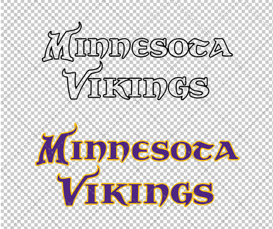 Minnesota Vikings Wordmark 2004 006, Svg, Dxf, Eps, Png - SvgShopArt