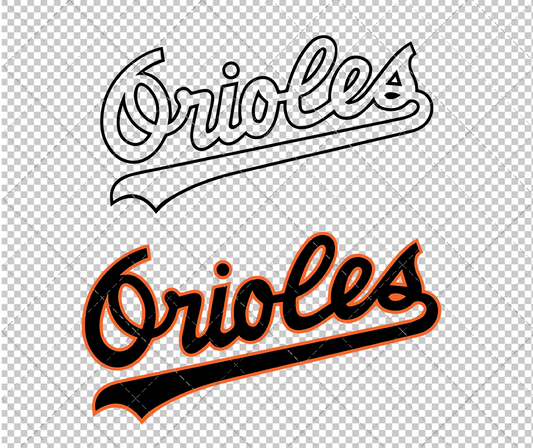 Baltimore Orioles Jersey 1989 003, Svg, Dxf, Eps, Png - SvgShopArt