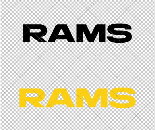 Los Angeles Rams Wordmark 2020 007, Svg, Dxf, Eps, Png - SvgShopArt