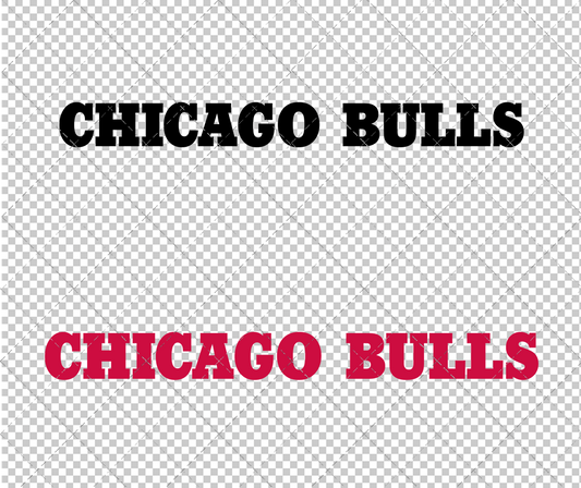 Chicago Bulls Wordmark 1966 003, Svg, Dxf, Eps, Png - SvgShopArt