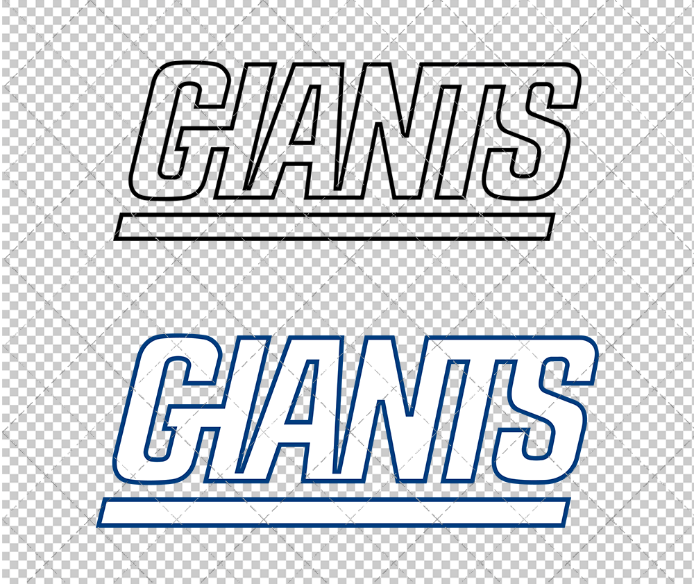 New York Giants Wordmark 2000 003, Svg, Dxf, Eps, Png - SvgShopArt