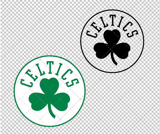 Boston Celtics Alternate 1998 002, Svg, Dxf, Eps, Png - SvgShopArt