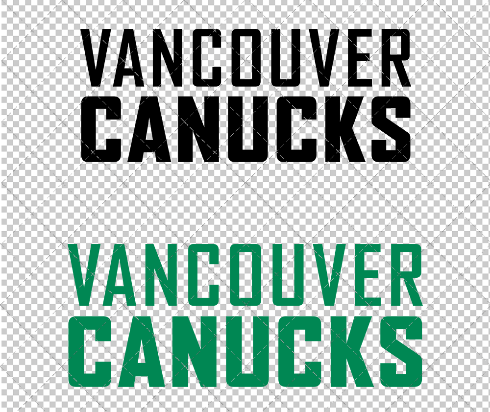 Vancouver Canucks Wordmark 2007 002, Svg, Dxf, Eps, Png - SvgShopArt