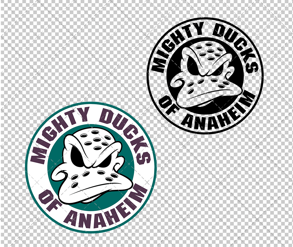 Anaheim Ducks Alternate 1995 002, Svg, Dxf, Eps, Png - SvgShopArt