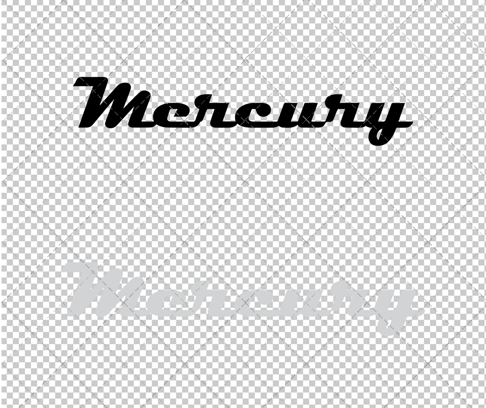 Phoenix Mercury Wordmark 1997, Svg, Dxf, Eps, Png - SvgShopArt