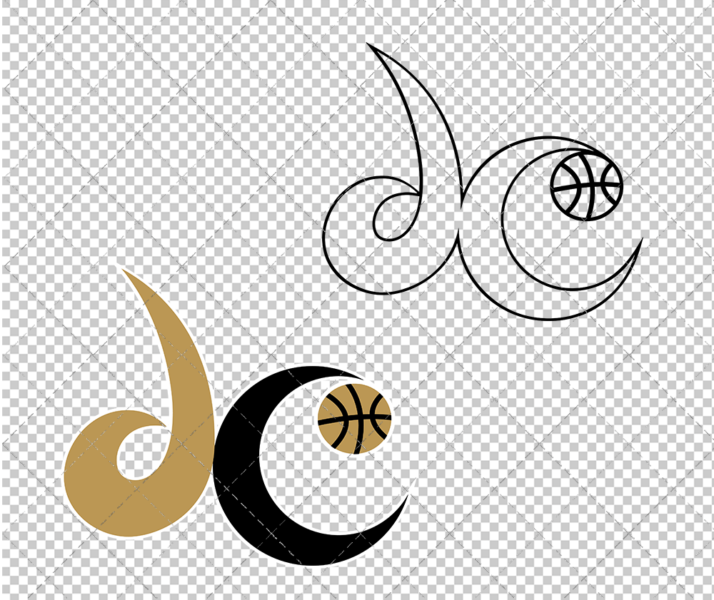 Washington Wizards Alternate 2007 003, Svg, Dxf, Eps, Png - SvgShopArt