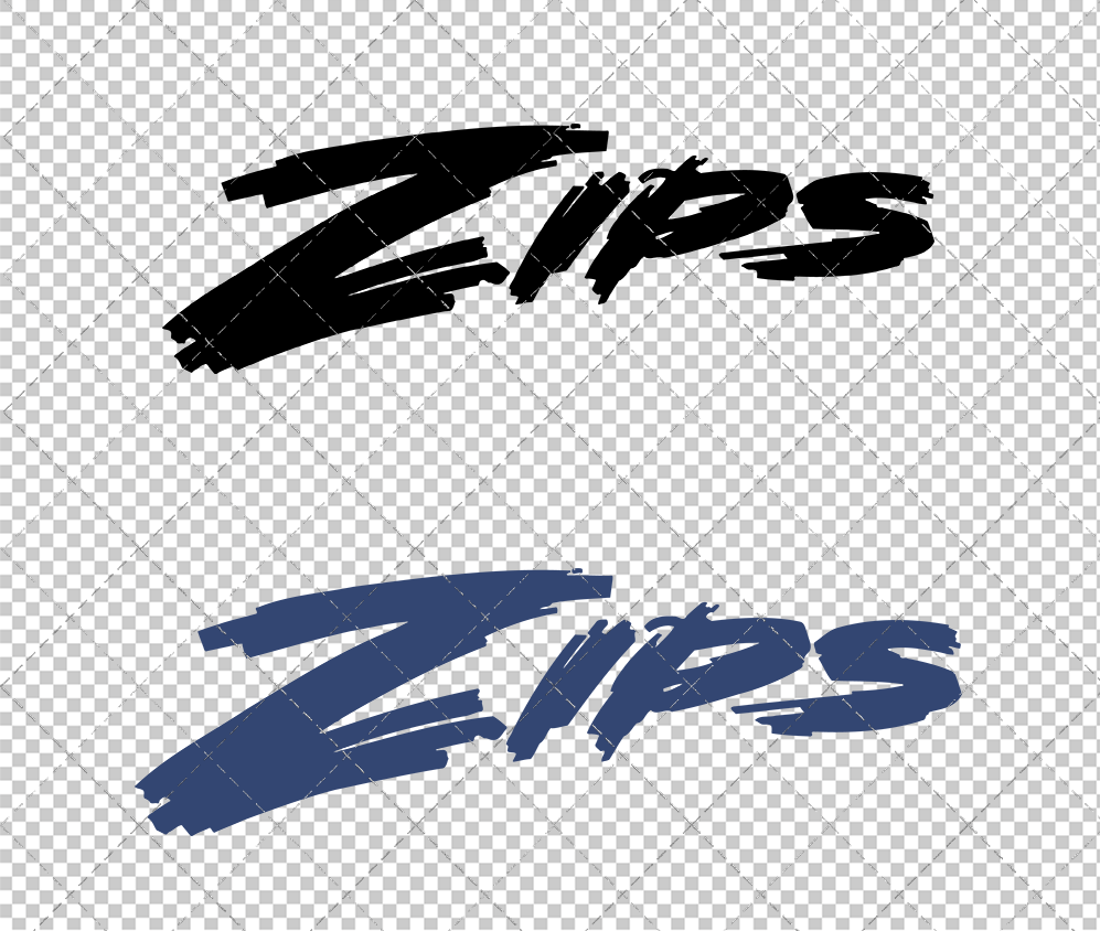 Akron Zips Wordmark 1986, Svg, Dxf, Eps, Png - SvgShopArt