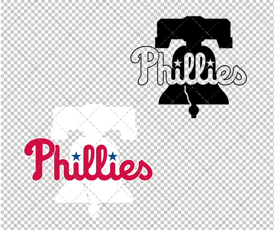 Philadelphia Phillies Secondary 2019, Svg, Dxf, Eps, Png - SvgShopArt