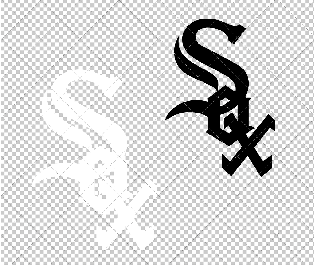 Chicago White Sox Alternate 1990 002, Svg, Dxf, Eps, Png - SvgShopArt