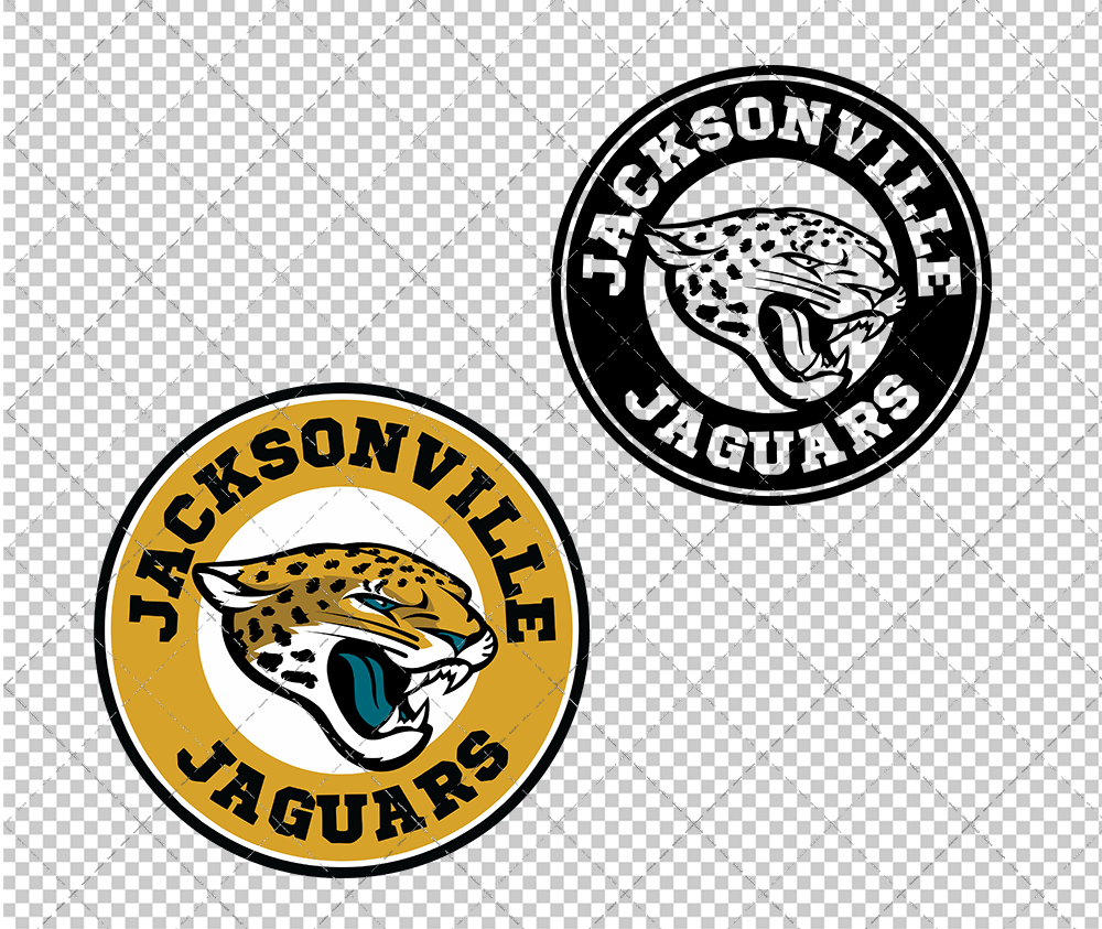 Jacksonville Jaguars Circle 2013 003, Svg, Dxf, Eps, Png - SvgShopArt