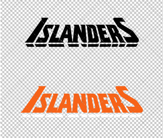 New York Islanders Wordmark Concept 1995 004, Svg, Dxf, Eps, Png - SvgShopArt