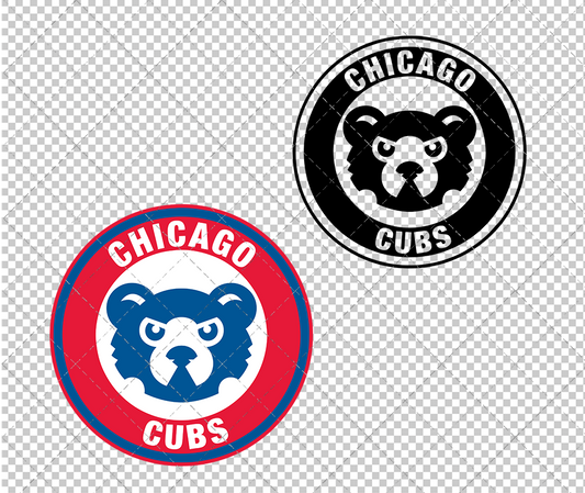 Chicago Cubs Circle 1994, Svg, Dxf, Eps, Png - SvgShopArt