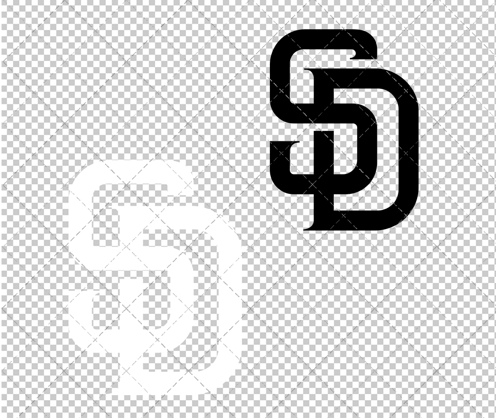 San Diego Padres Cap 2004, Svg, Dxf, Eps, Png - SvgShopArt