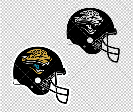 Jacksonville Jaguars Helmet 1995, Svg, Dxf, Eps, Png - SvgShopArt