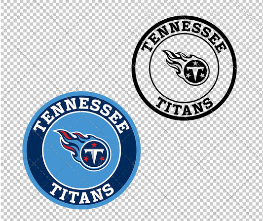 Tennessee Titans Circle 1999, Svg, Dxf, Eps, Png - SvgShopArt