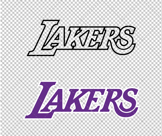 Los Angeles Lakers Jersey 1999 003, Svg, Dxf, Eps, Png - SvgShopArt