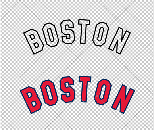 Boston Red Sox Jersey 1969, Svg, Dxf, Eps, Png - SvgShopArt
