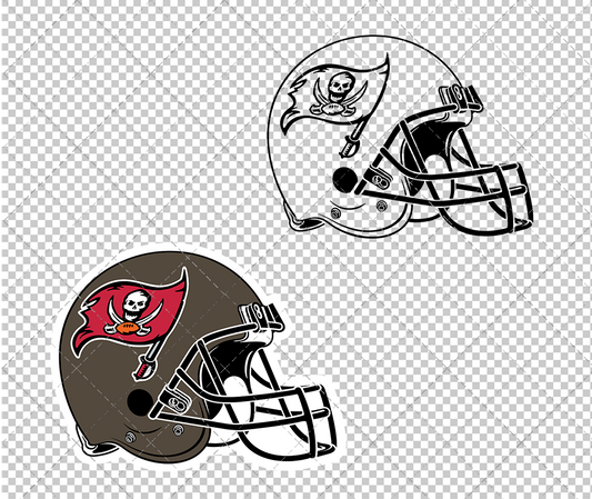 Tampa Bay Buccaneers Helmet 1997 002, Svg, Dxf, Eps, Png - SvgShopArt