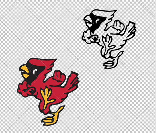 Ball State Cardinals Secondary 1965, Svg, Dxf, Eps, Png - SvgShopArt