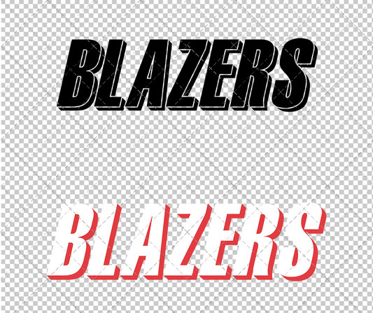 Portland Trail Blazers Jersey 1991 002, Svg, Dxf, Eps, Png - SvgShopArt