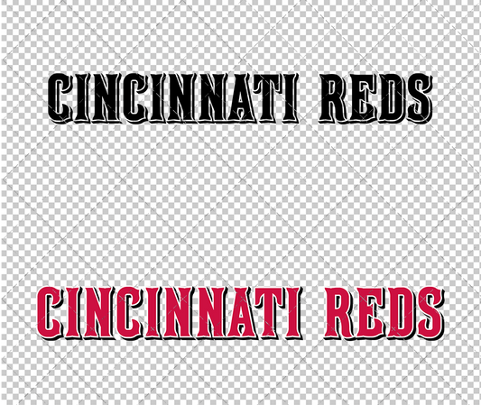 Cincinnati Reds Wordmark 2013 002, Svg, Dxf, Eps, Png - SvgShopArt