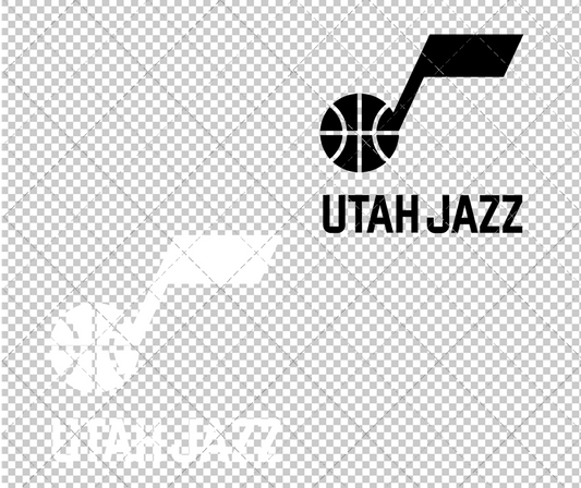 Utah Jazz Secondary 2022, Svg, Dxf, Eps, Png - SvgShopArt