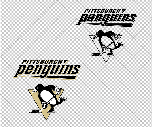 Pittsburgh Penguins Alternate 2002, Svg, Dxf, Eps, Png - SvgShopArt