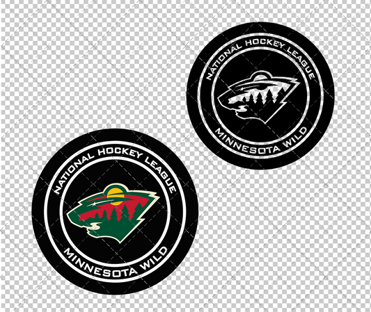 Minnesota Wild Circle 2013 002, Svg, Dxf, Eps, Png - SvgShopArt