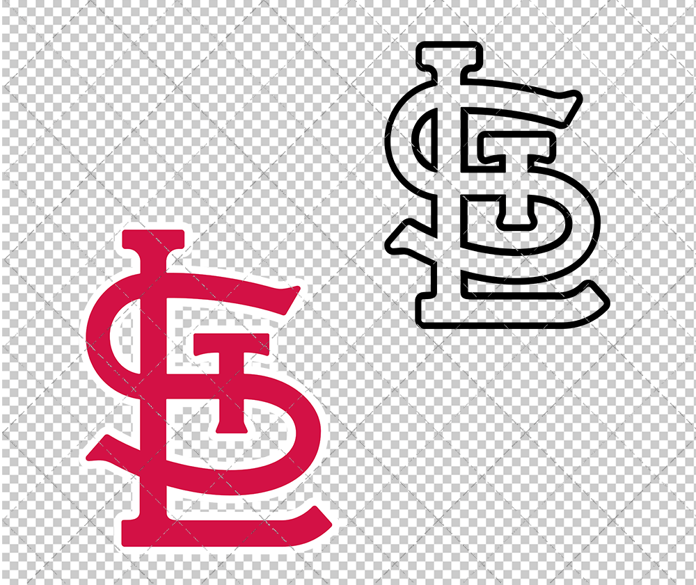 St. Louis Cardinals Cap 2020, Svg, Dxf, Eps, Png - SvgShopArt