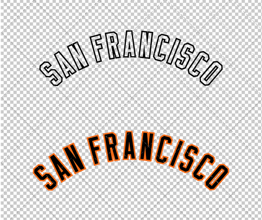 San Francisco Giants Jersey 1958, Svg, Dxf, Eps, Png - SvgShopArt