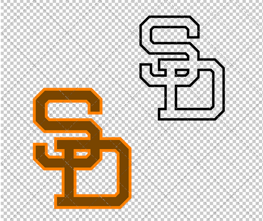 San Diego Padres Cap 1980, Svg, Dxf, Eps, Png - SvgShopArt