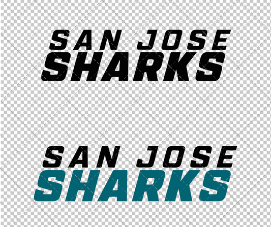 San Jose Sharks Wordmark 2020, Svg, Dxf, Eps, Png - SvgShopArt