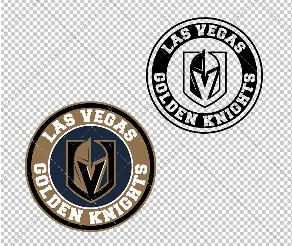 Vegas Golden Knights Circle 2017, Svg, Dxf, Eps, Png - SvgShopArt