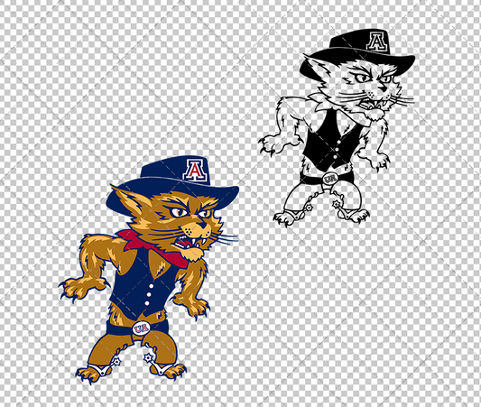 Arizona Wildcats Mascot 2000, Svg, Dxf, Eps, Png - SvgShopArt