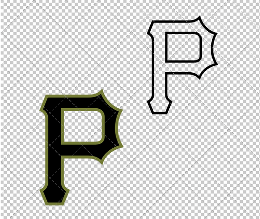 Pittsburgh Pirates Cap 2018, Svg, Dxf, Eps, Png - SvgShopArt