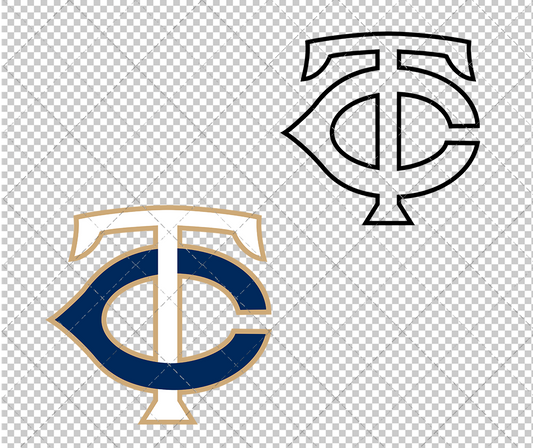 Minnesota Twins Cap 2016, Svg, Dxf, Eps, Png - SvgShopArt
