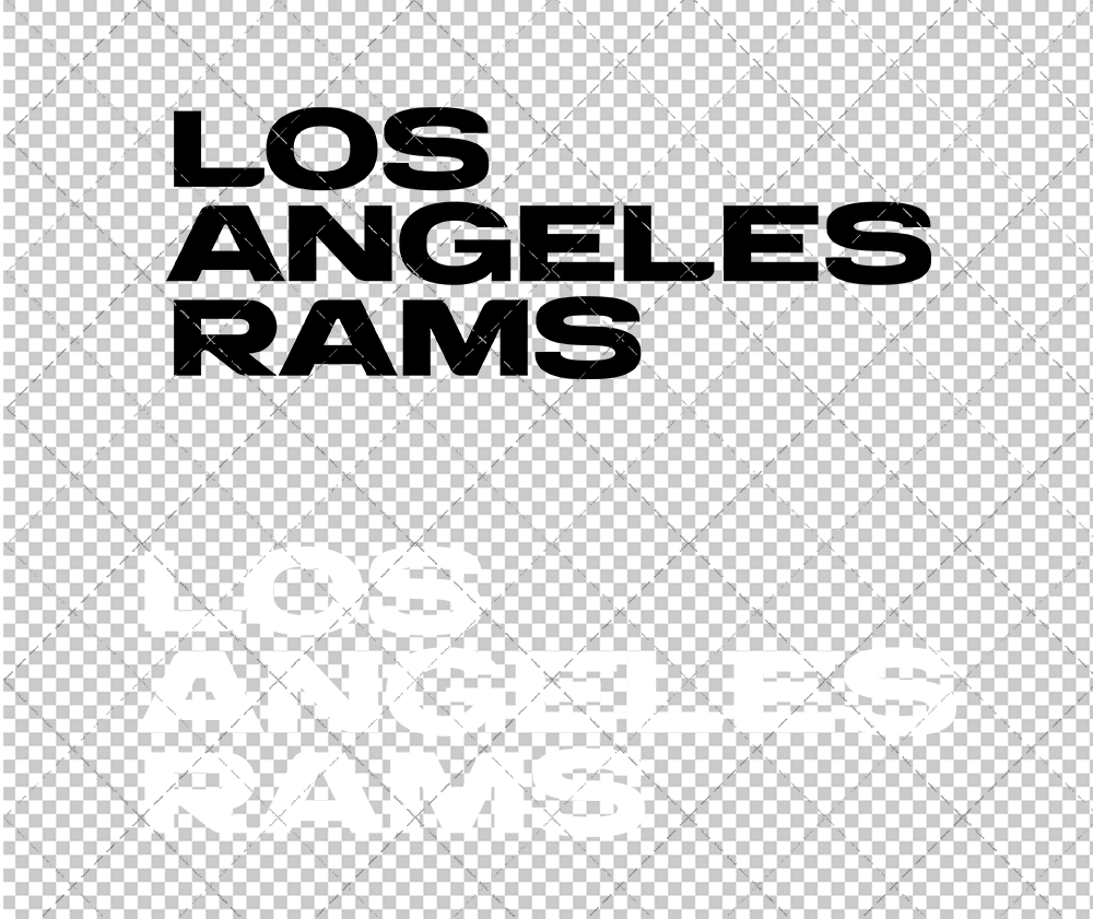 Los Angeles Rams Wordmark 2020 003, Svg, Dxf, Eps, Png - SvgShopArt