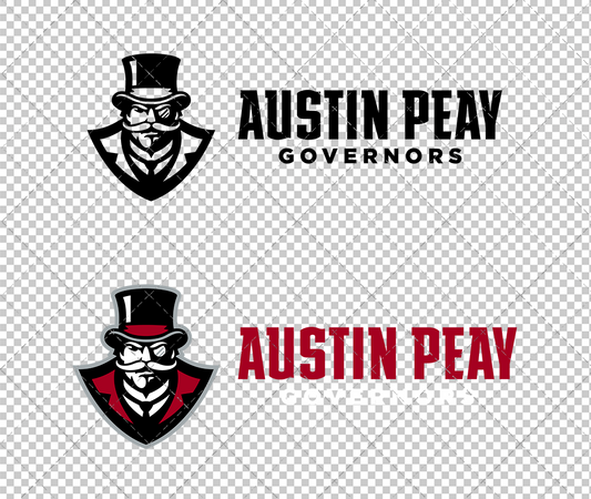 Austin Peay Governors Alternate 2017 002, Svg, Dxf, Eps, Png - SvgShopArt