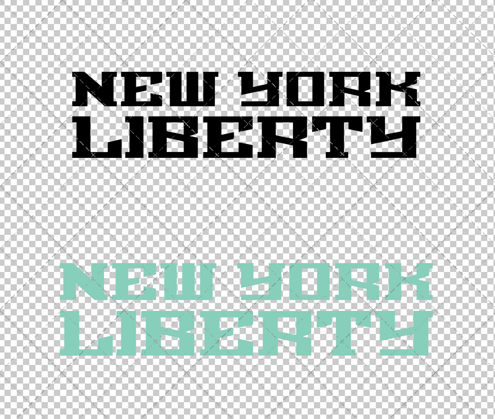 New York Liberty Wordmark 2020, Svg, Dxf, Eps, Png - SvgShopArt