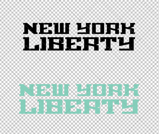 New York Liberty Wordmark 2020, Svg, Dxf, Eps, Png - SvgShopArt