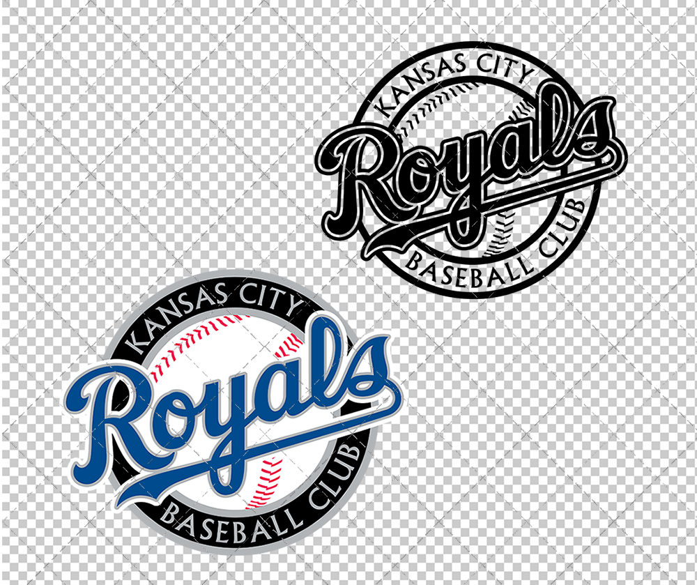 Kansas City Royals Alternate 2002 004, Svg, Dxf, Eps, Png - SvgShopArt