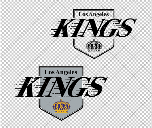 Los Angeles Kings 1987, Svg, Dxf, Eps, Png - SvgShopArt