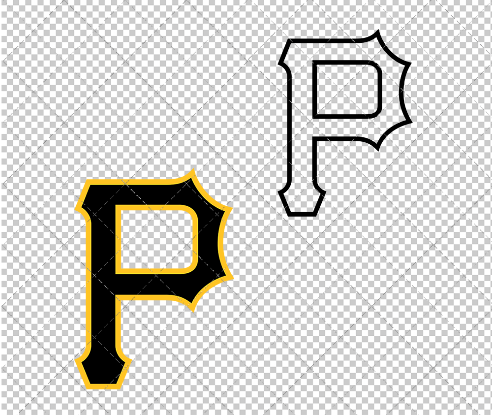 Pittsburgh Pirates Cap 1997 002, Svg, Dxf, Eps, Png - SvgShopArt