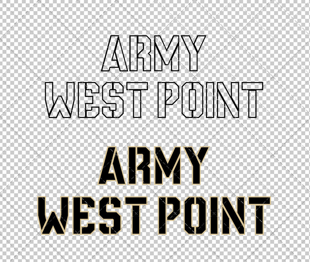 Army Black Knights Wordmark 2015 004, Svg, Dxf, Eps, Png - SvgShopArt