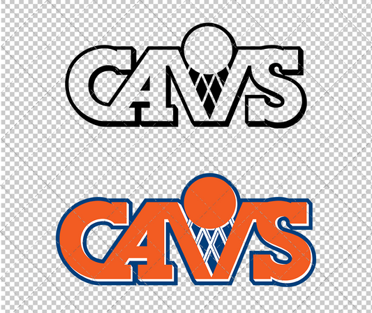 Cleveland Cavaliers Alternate 1983 002, Svg, Dxf, Eps, Png - SvgShopArt