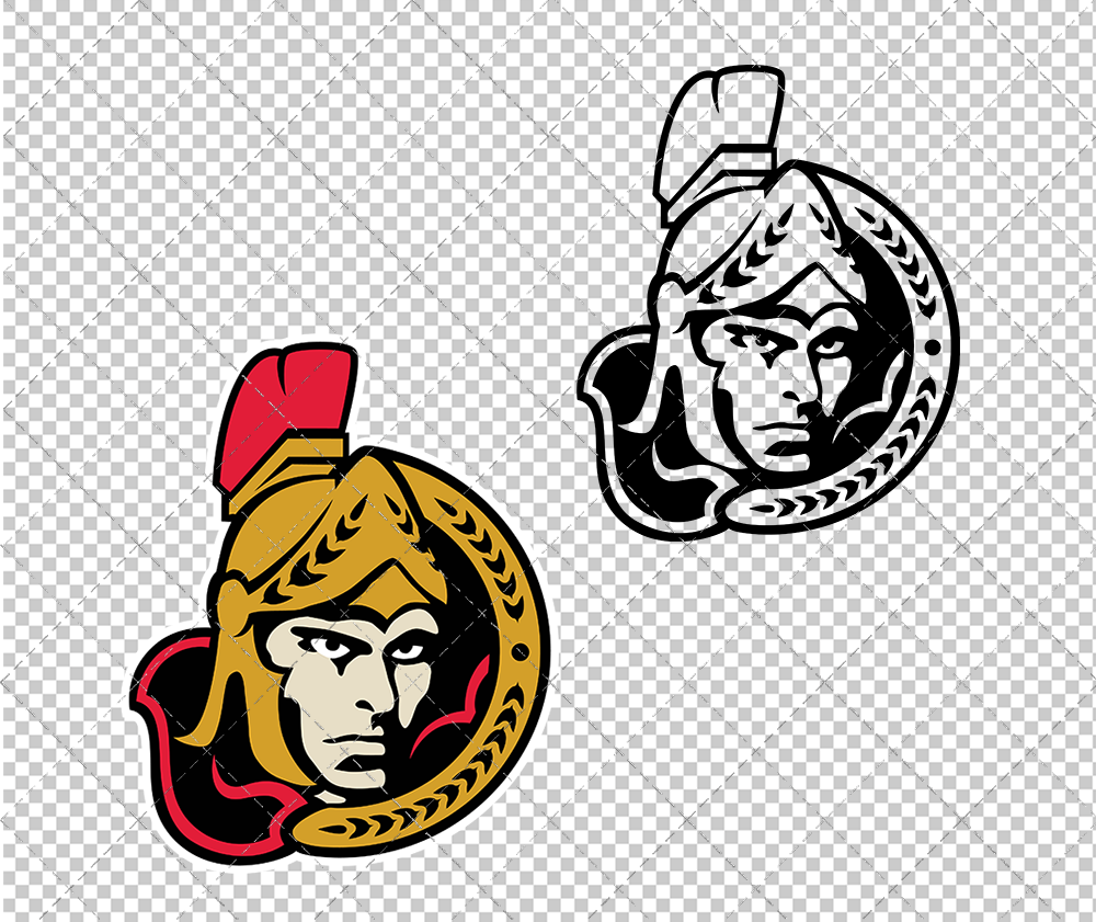 Ottawa Senators Alternate 2002, Svg, Dxf, Eps, Png - SvgShopArt