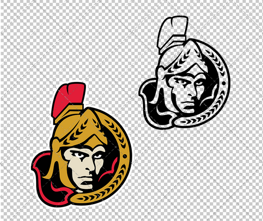 Ottawa Senators Alternate 2002, Svg, Dxf, Eps, Png - SvgShopArt