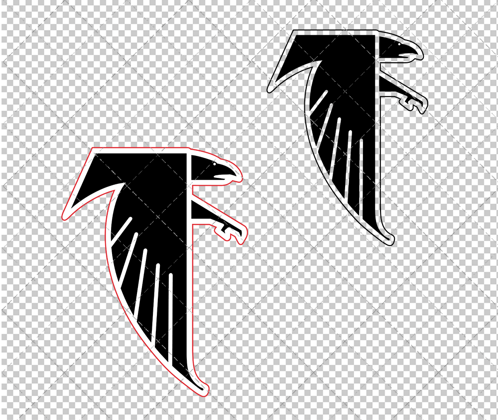 Atlanta Falcons Concept 1990, Svg, Dxf, Eps, Png - SvgShopArt