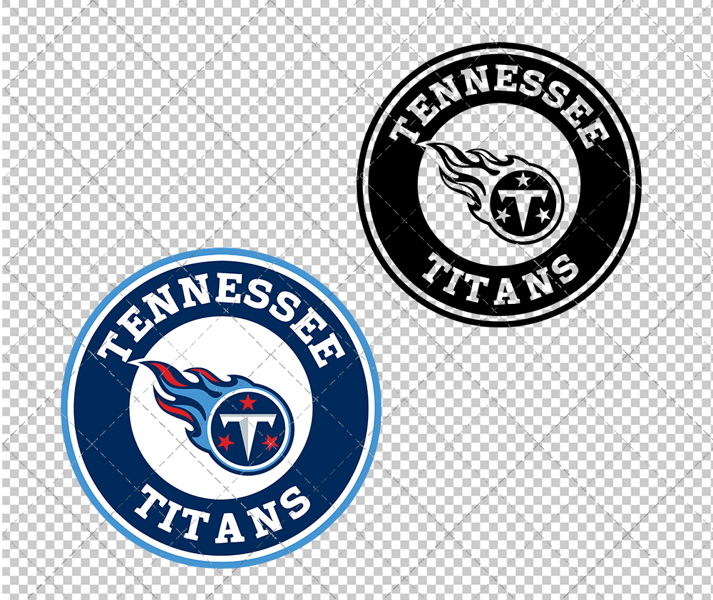 Tennessee Titans Circle 1999 002, Svg, Dxf, Eps, Png - SvgShopArt