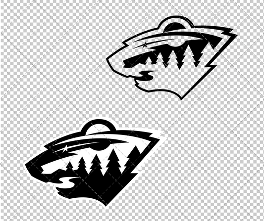 Minnesota Wild Concept 2013 010, Svg, Dxf, Eps, Png - SvgShopArt